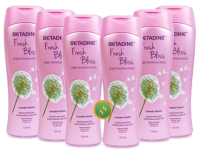 Betadine Fresh Bliss Lavender Feminine wash 60ML